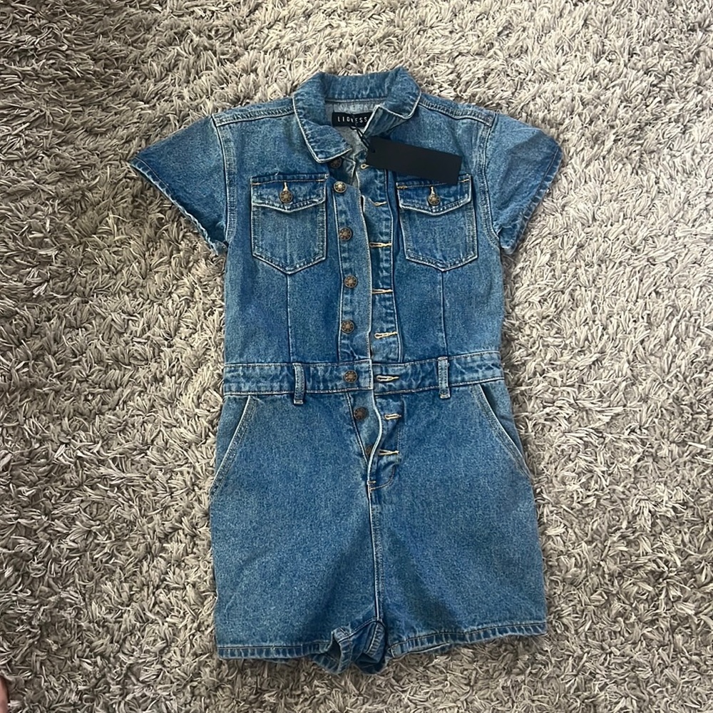 Princess polly denim romper